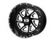 XD Recoil Satin Black Milled with Reversible Ring 8-Lug Wheel; 20x9; -12mm Offset (06-08 RAM 1500 Mega Cab)