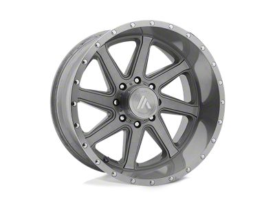 XD Recoil Satin Black Milled with Reversible Ring 8-Lug Wheel; 20x9; 18mm Offset (06-08 RAM 1500 Mega Cab)