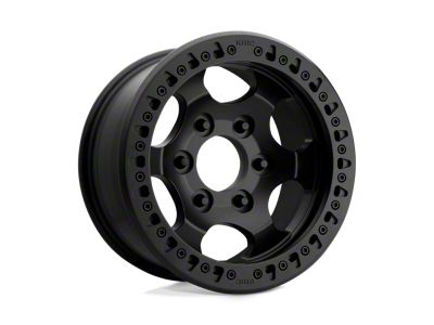 XD RG Race Beadlock Satin Black 8-Lug Wheel; 17x8.5; 0mm Offset (06-08 RAM 1500 Mega Cab)