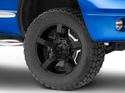 XD Rockstar II Matte Black 5-Lug Wheel; 20x9; -12mm Offset (02-08 RAM 1500, Excluding Mega Cab)