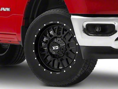 XD Snare Satin Black 6-Lug Wheel; 20x10; -18mm Offset (19-25 RAM 1500)