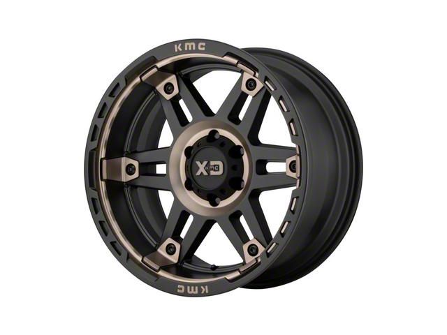 XD Spy II Satin Black Dark Tint 6-Lug Wheel; 20x10; -18mm Offset (19-24 RAM 1500)