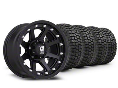 17x9 XD Addict Wheel & 33in Ironman Mud-Terrain All Country Tire Package (09-18 RAM 1500)