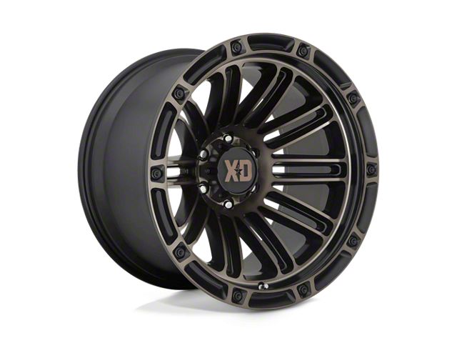 XD Double Deuce Satin Black with Dark Tint 8-Lug Wheel; 20x10; -18mm Offset (19-24 RAM 2500)