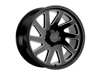XD Onslaught Gloss Black Milled 8-Lug Wheel; 22x12; -44mm Offset (19-24 RAM 2500)
