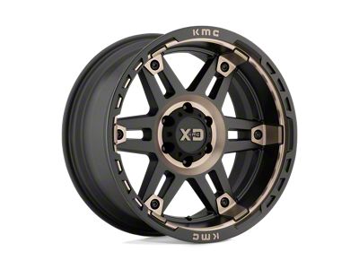 XD Spy II Satin Black Dark Tint 8-Lug Wheel; 20x10; -18mm Offset (19-26 RAM 2500)