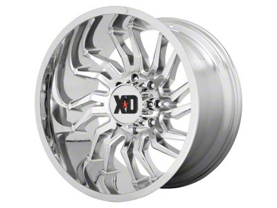 XD Tension Chrome 8-Lug Wheel; 22x12; -44mm Offset (19-24 RAM 3500 SRW)