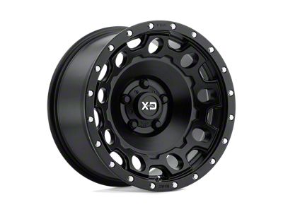 XD Holeshot Satin Black 6-Lug Wheel; 17x9; -12mm Offset (19-23 Ranger)