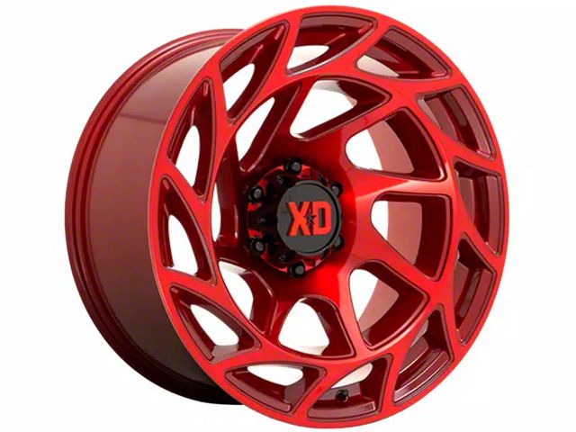 XD Onslaught Candy Red 6-Lug Wheel; 20x12; -44mm Offset (19-23 Ranger)