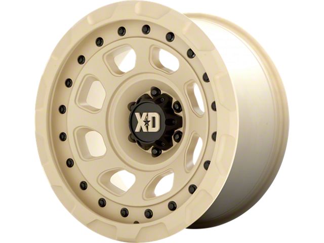 XD Storm Sand 6-Lug Wheel; 17x9; -12mm Offset (19-23 Ranger)