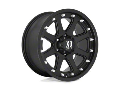 XD Addict Matte Black 6-Lug Wheel; 16x9; -12mm Offset (99-06 Sierra 1500)