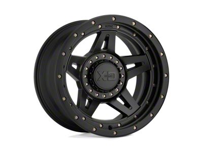 XD Brute Satin Black 6-Lug Wheel; 17x9; -12mm Offset (14-18 Sierra 1500)