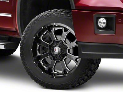 XD Buck 25 Gloss Black Milled 6-Lug Wheel; 20x9; 0mm Offset (14-18 Sierra 1500)