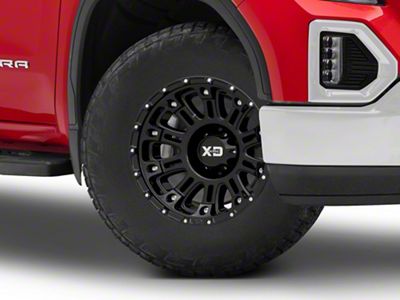 XD Hoss II Gloss Black 6-Lug Wheel; 18x9; 18mm Offset (19-24 Sierra 1500)