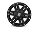 XD Monster II Matte Black 6-Lug Wheel; 18x9; 18mm Offset (14-18 Sierra 1500)