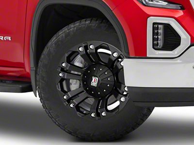 XD Monster Matte Black 6-Lug Wheel; 20x9; 18mm Offset (19-25 Sierra 1500)
