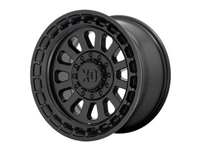 XD Omega Satin Black 6-Lug Wheel; 17x9; 18mm Offset (14-18 Sierra 1500)