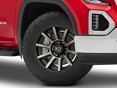 XD Outbreak Satin Black with Gray Tint 6-Lug Wheel; 20x10; 12mm Offset (19-26 Sierra 1500)