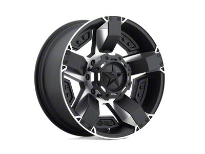 XD Rockstar II Matte Black Machined 6-Lug Wheel; 20x10; -24mm Offset (19-26 Sierra 1500)