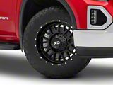 XD Snare Satin Black 6-Lug Wheel; 20x9; 18mm Offset (19-26 Sierra 1500)