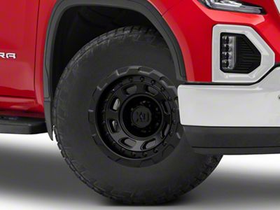 XD Storm Satin Black 6-Lug Wheel; 17x9; -12mm Offset (19-25 Sierra 1500)
