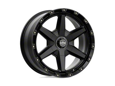 XD Clamp Gloss Black Milled 8-Lug Wheel; 22x10; -18mm Offset (07-10 Sierra 2500 HD)