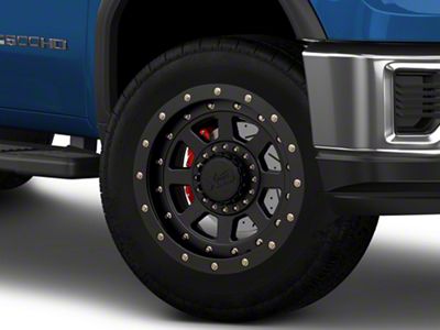 XD FMJ Satin Black 8-Lug Wheel; 20x9; 0mm Offset (20-25 Sierra 2500 HD)