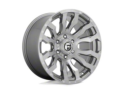XD Fury Gloss Black Milled 8-Lug Wheel; 22x10; -18mm Offset (07-10 Sierra 2500 HD)