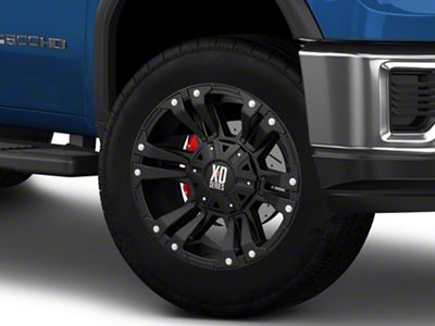XD Monster II Matte Black 8-Lug Wheel; 20x10; -24mm Offset (20-25 Sierra 2500 HD)