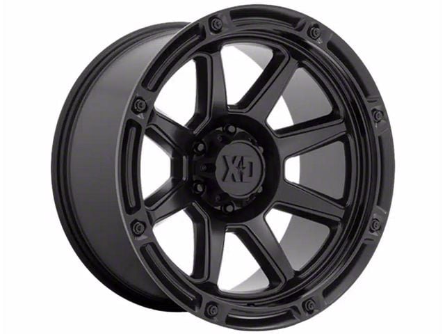 XD Titan Satin Black 8-Lug Wheel; 20x9; 18mm Offset (20-24 Sierra 2500 HD)