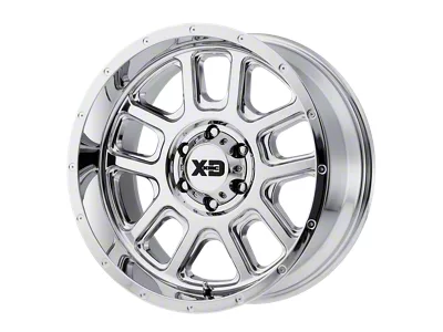 XD Delta Chrome 8-Lug Wheel; 22x14; -76mm Offset (07-10 Sierra 3500 HD SRW)