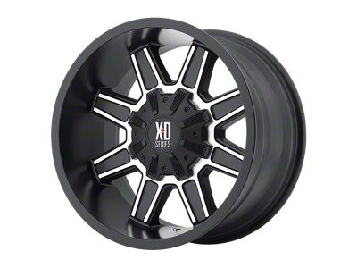 XD Demodog Satin Black Gray Tint 8-Lug Wheel; 20x10; -18mm Offset (07-10 Sierra 3500 HD SRW)