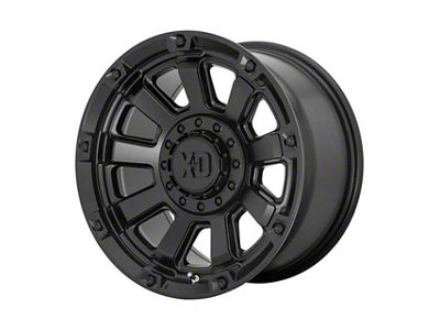 XD Gauntlet Satin Black 8-Lug Wheel; 20x9; 0mm Offset (07-10 Sierra 3500 HD SRW)