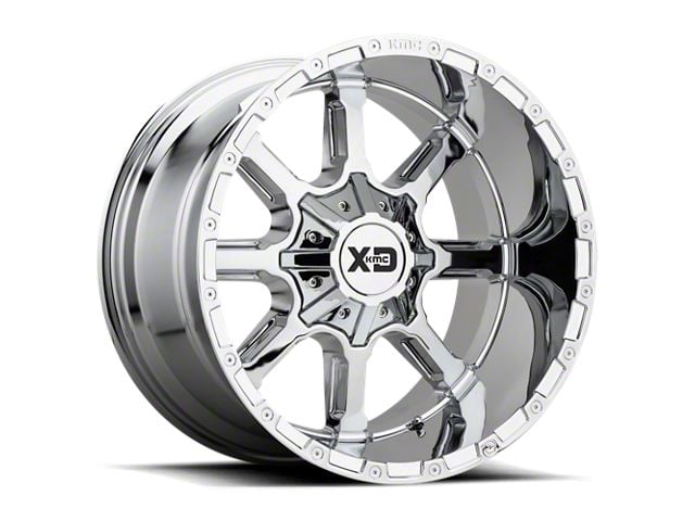 XD Mammoth Chrome 8-Lug Wheel; 20x12; -44mm Offset (07-10 Sierra 3500 HD SRW)
