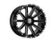 XD Spy II Satin Black Dark Tint 8-Lug Wheel; 17x9; -12mm Offset (07-10 Sierra 3500 HD SRW)