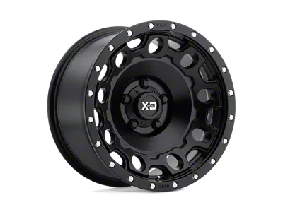 XD Holeshot Satin Black 6-Lug Wheel; 17x9; -12mm Offset (14-18 Silverado 1500)