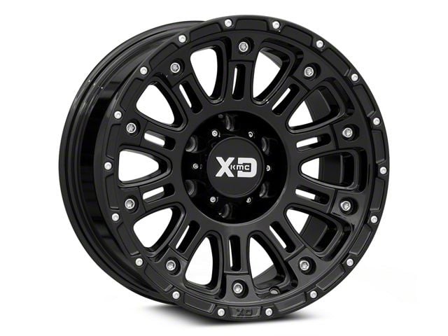XD Hoss II Gloss Black 6-Lug Wheel; 20x9; 0mm Offset (19-24 Silverado 1500)