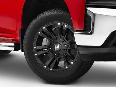 XD Monster II Matte Black 6-Lug Wheel; 20x9; 18mm Offset (19-25 Silverado 1500)