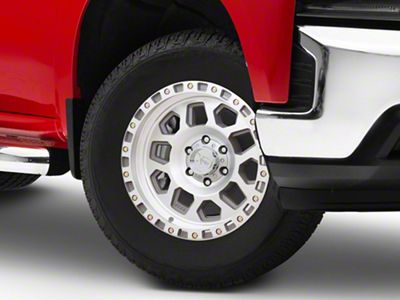 XD RG2 Machined 6-Lug Wheel; 18x9; 0mm Offset (19-25 Silverado 1500)