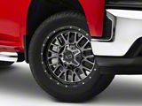 XD Snare Gloss Black with Gray Tint 6-Lug Wheel; 20x10; -18mm Offset (19-25 Silverado 1500)