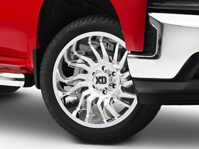 XD Tension Chrome 6-Lug Wheel; 22x10; -18mm Offset (19-25 Silverado 1500)