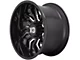 XD Tension Gloss Black Milled 6-Lug Wheel; 20x10; -18mm Offset (19-24 Silverado 1500)