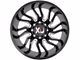 XD Tension Gloss Black Milled 6-Lug Wheel; 20x10; -18mm Offset (19-24 Silverado 1500)