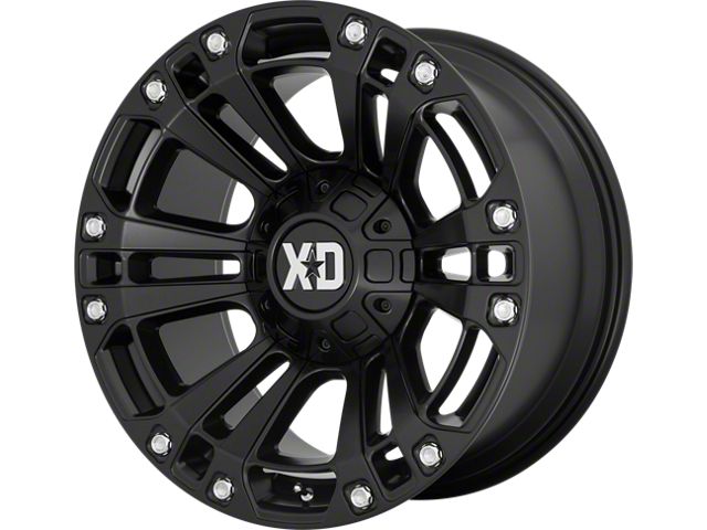 XD XD851 Satin Black 6-Lug Wheel; 20x9; 18mm Offset (19-24 Silverado 1500)