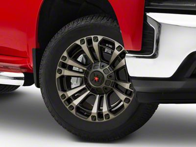 XD XD851 Satin Black with Gray Tint 6-Lug Wheel; 20x9; 0mm Offset (19-25 Silverado 1500)