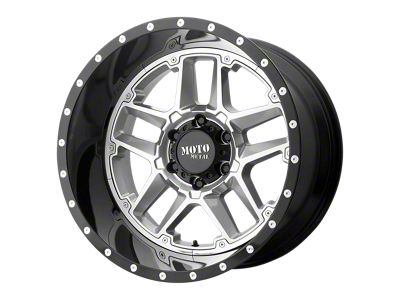 XD Cage Gloss Black Milled 8-Lug Wheel; 20x9; 18mm Offset (20-26 Silverado 2500 HD)