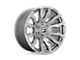 XD Fury Gloss Black Milled 8-Lug Wheel; 22x10; -18mm Offset (07-10 Silverado 2500 HD)