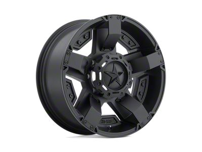 XD Rockstar II Matte Black 8-Lug Wheel; 18x9; 0mm Offset (20-26 Silverado 2500 HD)