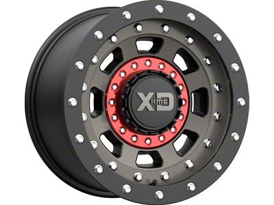 XD FMJ Satin Black with Dark Tint 8-Lug Wheel; 20x10; -18mm Offset (20-25 Silverado 3500 HD SRW)
