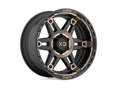 XD Spy II Satin Black Dark Tint 8-Lug Wheel; 20x9; 0mm Offset (20-25 Silverado 3500 HD SRW)